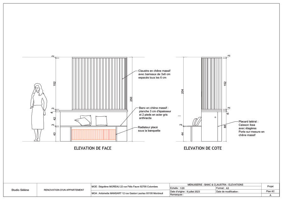 Travaux élévation
